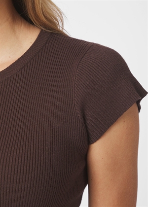 Tirra knit tee Brown Neo Noir 